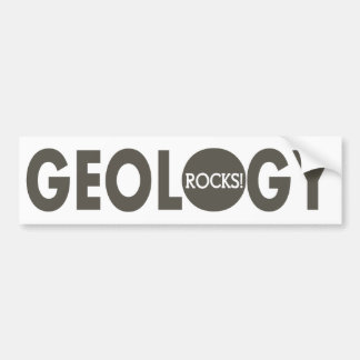 Pegatina Para Coche La geología oscila lema