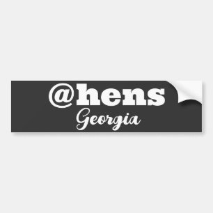 Pegatina Para Coche La gran ciudad de Atenas Georgia