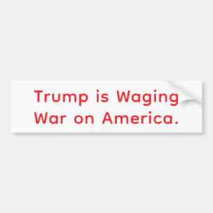 Pegatina Para Coche La guerra del cobarde Trump contra América Hankame