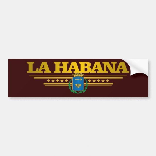 Pegatina Para Coche La Habana (Frente)