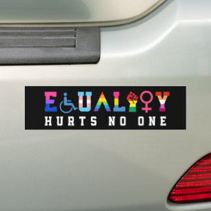 Pegatina Para Coche La igualdad no lastima a nadie LGBTQ
