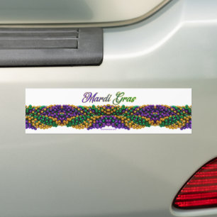 Pegatina Para Coche La imagen icónica de SlipperyJoe con tema de Mardi