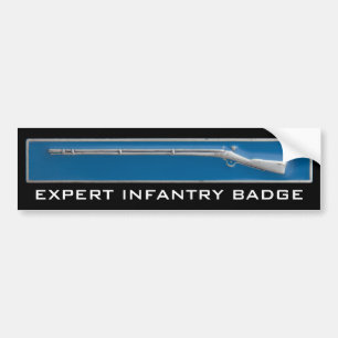 Pegatina Para Coche La infantería experta Badge