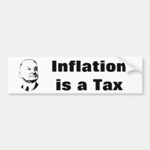 Pegatina Para Coche La inflación es un impuesto Ludwig von Mises