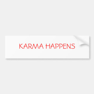 PEGATINA PARA COCHE LA KARMA SUCEDE