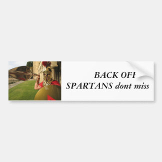 Pegatina Para Coche la lanza de la reflexión,         RETROCEDE