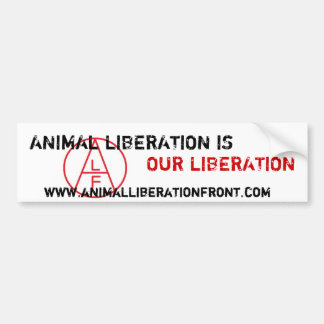 Pegatina Para Coche La liberación animal de ALF es nuestra liberación