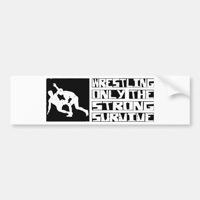 Pegatina Para Coche La lucha sobrevive (Frente)