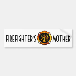 Pegatina Para Coche La madre Bumpersticker del bombero