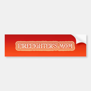 Pegatina Para Coche La mamá del bombero