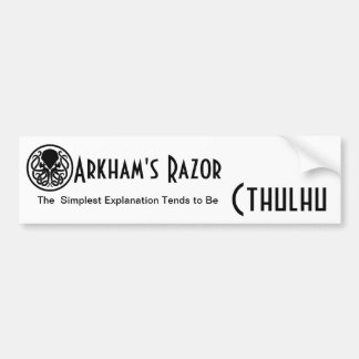 Pegatina Para Coche La maquinilla de afeitar de Arkham