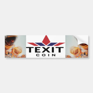 Pegatina Para Coche La moneda de TeXit mina TXC y no te pierdas el via