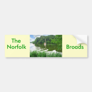 Pegatina Para Coche La Norfolk Broads