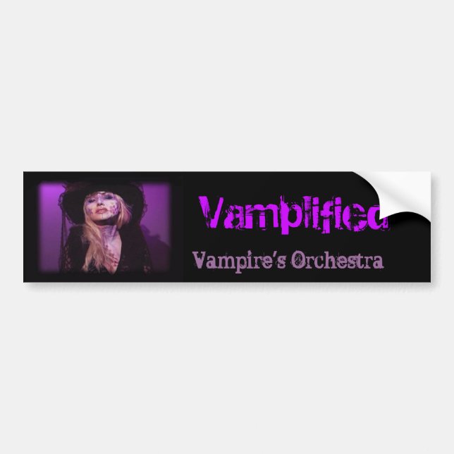 Pegatina Para Coche La orquesta del vampiro de Vamplified (Frente)