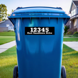 Pegatina Para Coche La papelera de personalizado puede etiquetar al Pe