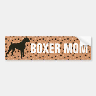 Pegatina Para Coche La pata de la silueta del perro de la mamá del
