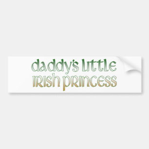 Pegatina Para Coche La princesa irlandesa del papá