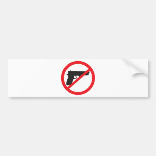 Pegatina Para Coche La prohibición dispara contra al pacifista del