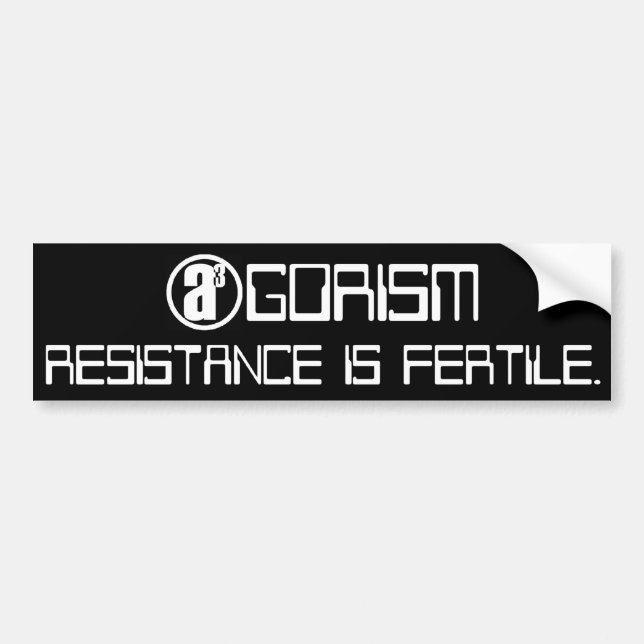 Pegatina Para Coche La resistencia es fértil (Frente)