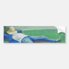 Pegatina Para Coche La Siesta (por Gustave Caillebotte)