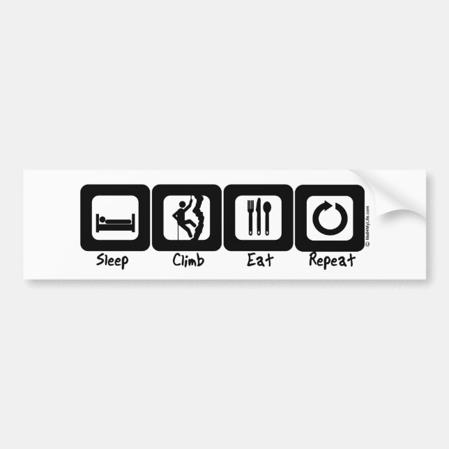 Pegatina Para Coche La subida del sueño come la repetición (Frente)