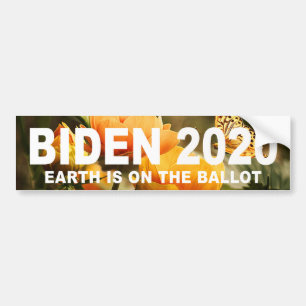 Pegatina Para Coche La Tierra De Biden 2020 Está En La Votación