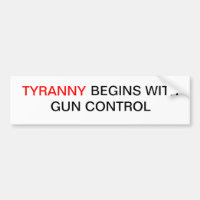 La tiranía comienza con el control de armas