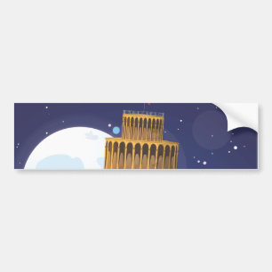Pegatina Para Coche La Torre inclinada de Pisa