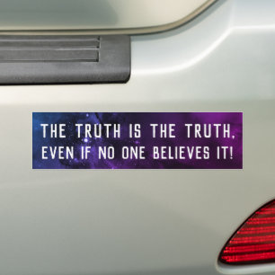Pegatina Para Coche La Verdad Es la Verdad Frase Cósmica Inspiradora