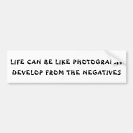 Pegatina Para Coche La vida como fotografía se convierte de las