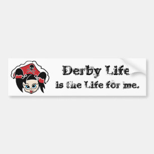 Pegatina Para Coche La vida de Derby es la vida para mí