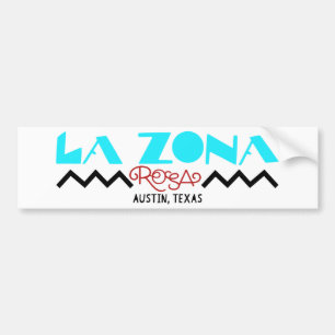 Pegatina Para Coche La Zona Rosa Classic Bumper Sticker