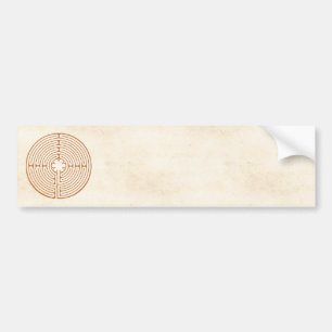 Pegatina Para Coche Laberinto de Chartres