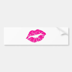 Pegatina Para Coche Labios rosados