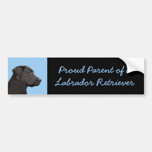 Pegatina Para Coche Labrador recuperar pintura negra original de perro