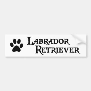 Pegatina Para Coche Labrador retriever (estilo del pirata con el