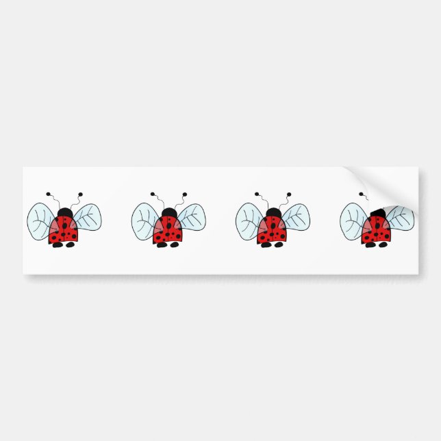 Pegatina Para Coche Ladybug (Frente)