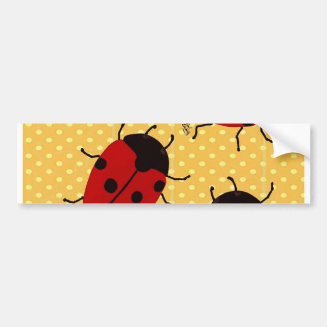 PEGATINA PARA COCHE LADYBUGS (Frente)