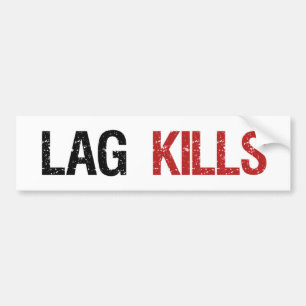 Pegatina Para Coche Lag Kills Gamers