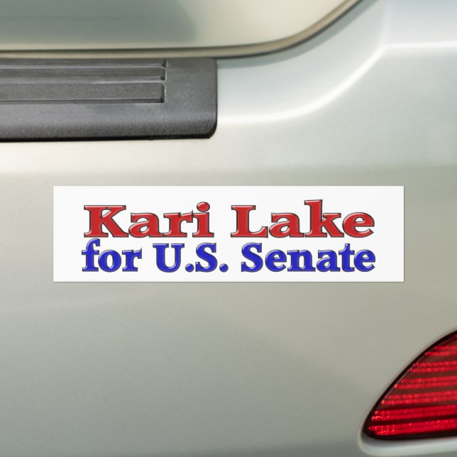 Pegatina Para Coche Lago Kari para el Senado (en coche)