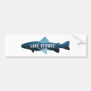 Pegatina Para Coche Lago Keowee South Carolina Pesca