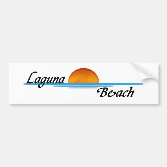 Pegatina Para Coche Laguna Beach (Frente)
