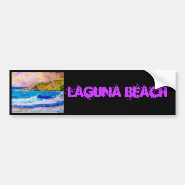 Pegatina Para Coche Laguna Beach (Frente)