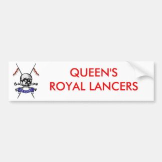 Pegatina Para Coche Lanceros reales del Queens