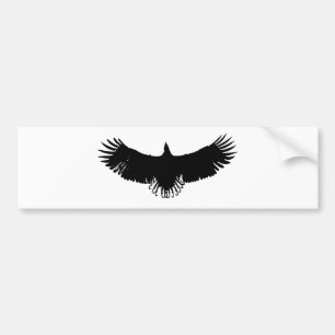 Pegatina Para Coche Landing Eagle Silhouette