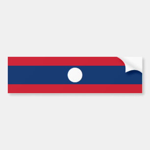 Pegatina Para Coche Laos/Lao/bandera laosiana