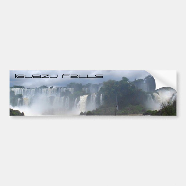 Pegatina Para Coche Las cataratas del Iguazú (Frente)