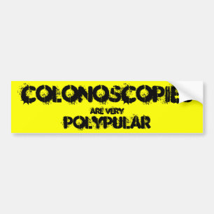Pegatina Para Coche Las colonoscopias son mismo polypular.