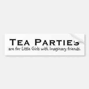 Pegatina Para Coche Las fiestas del té están para las niñas…