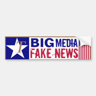Pegatina Para Coche Las intenciones de Trump son las noticias falsas d